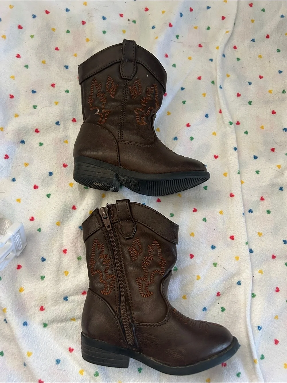 Cat & Jack Brown Toddler Cowboy Boots